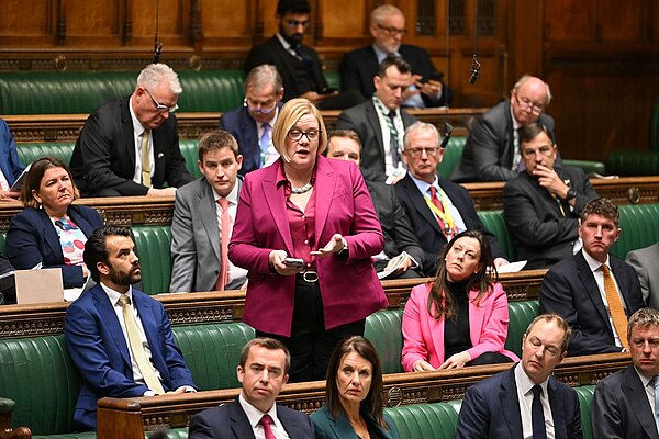 Zöe Franklin MP speaks in House of Commons