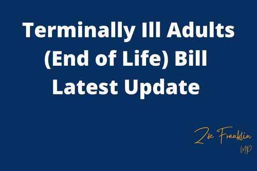 Terminally Ill Adults (End of Life) Bill – Latest Update